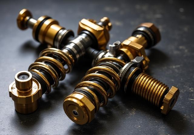 High performance coilover suspension kit with adjustable dials